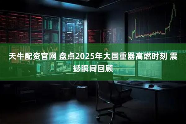 天牛配资官网 盘点2025年大国重器高燃时刻 震撼瞬间回顾