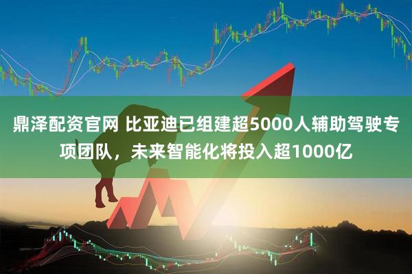 鼎泽配资官网 比亚迪已组建超5000人辅助驾驶专项团队，未来智能化将投入超1000亿